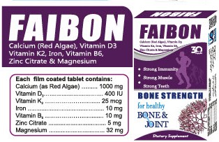 Faibon Tablets: The Complete Plant-Based Calcium for Stronger Bones at Every Age - Image 3